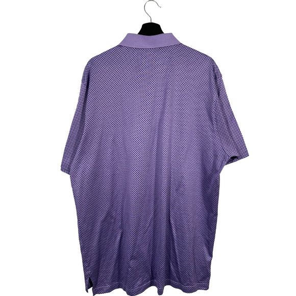 Peter Millar Summer Comfort Purple Golf Polo Size XL - Picture 4 of 4